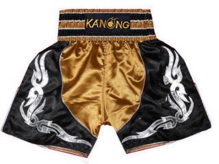 Boxerské šortky Kanong : KNBSH-202-Zlato-Černá